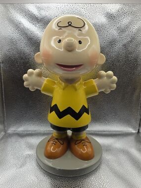 *RARE* WESTLAND GIFTWARE Charlie Brown Figure Figurine Pottery Vintage